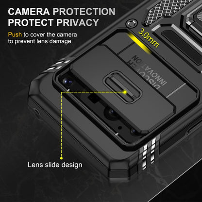 For Google Pixel 8 Pro Armor PC + TPU Camera Shield Phone Case(Black) - Google Cases by buy2fix | Online Shopping UK | buy2fix