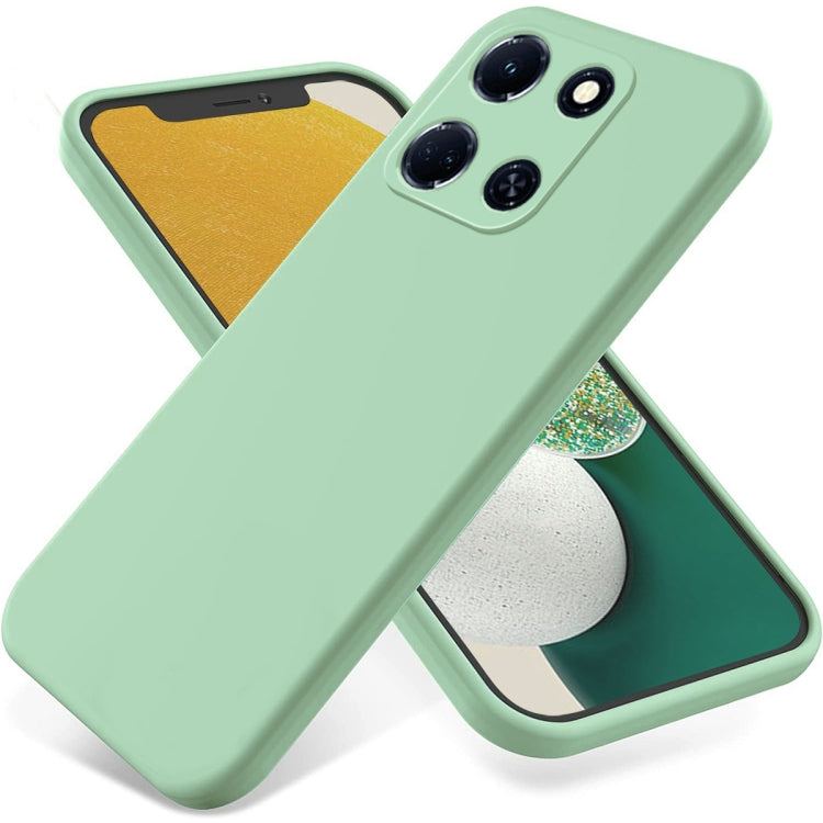 For Infinix Note 30 4G / 5G Pure Color Liquid Silicone Shockproof Phone Case(Green) - Infinix Cases by buy2fix | Online Shopping UK | buy2fix