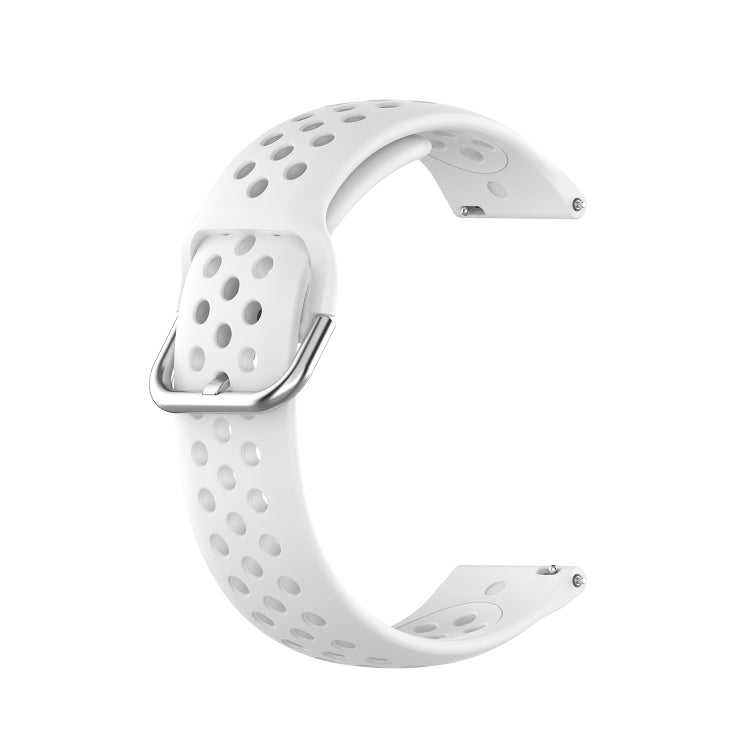 22mm Universal Sport Silicone Watch Band(White) - 22mm Bands by buy2fix | Online Shopping UK | buy2fix