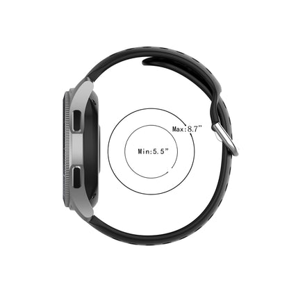 22mm Universal Sport Silicone Watch Band(White) - 22mm Bands by buy2fix | Online Shopping UK | buy2fix