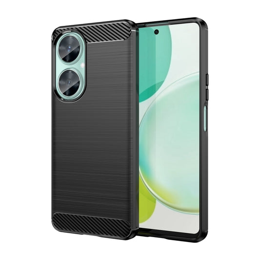 For Huawei nova 11i Brushed Texture Carbon Fiber TPU Phone Case(Black) - Huawei Cases by buy2fix | Online Shopping UK | buy2fix