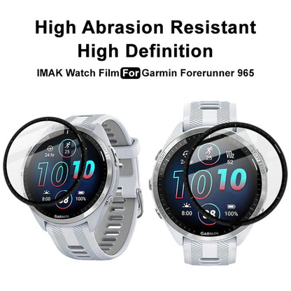 For Garmin Forerunner 965 IMAK Plexiglass HD Watch Protective Film - Screen Protector by imak | Online Shopping UK | buy2fix