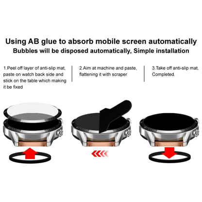 For Garmin Forerunner 965 IMAK Plexiglass HD Watch Protective Film - Screen Protector by imak | Online Shopping UK | buy2fix