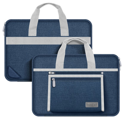 14 inch Oxford Fabric Portable Laptop Handbag(Dark Blue) by buy2fix