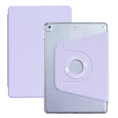 For iPad 10.2 2021 / 2020 / 10.5 Magnetic Split Leather Smart Tablet Case(Purple) by buy2fix