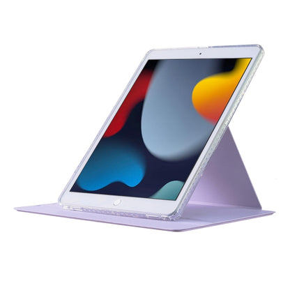 For iPad 10.2 2021 / 2020 / 10.5 Magnetic Split Leather Smart Tablet Case(Purple) by buy2fix