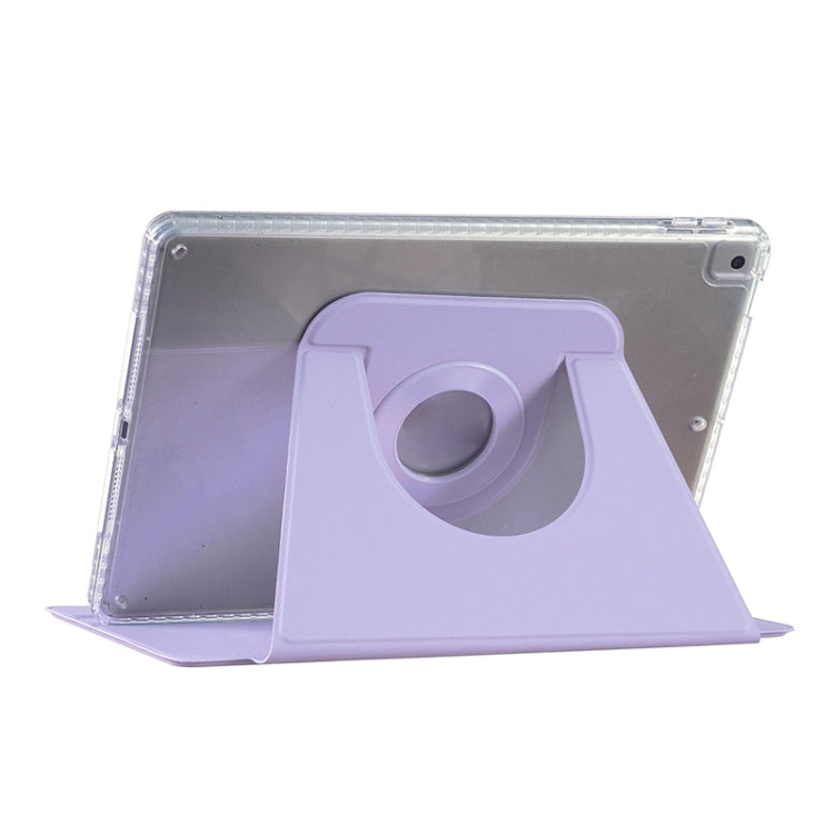 For iPad 10.2 2021 / 2020 / 10.5 Magnetic Split Leather Smart Tablet Case(Purple) by buy2fix