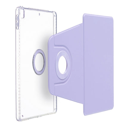 For iPad 10.2 2021 / 2020 / 10.5 Magnetic Split Leather Smart Tablet Case(Purple) by buy2fix