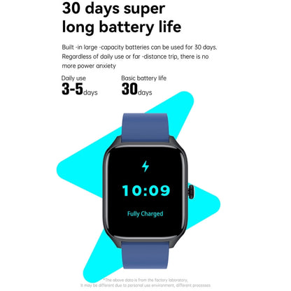 T19 Pro 1.96 inch IP67 Waterproof Silicone Band Smart Watch, Supports Dual-mode Bluetooth Call / Heart Rate Monitoring(Black) by buy2fix