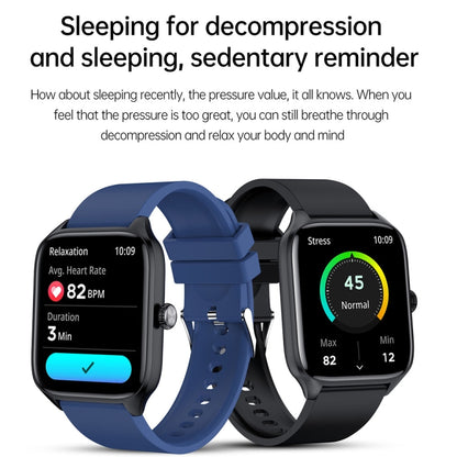 T19 Pro 1.96 inch IP67 Waterproof Silicone Band Smart Watch, Supports Dual-mode Bluetooth Call / Heart Rate Monitoring(Black) by buy2fix