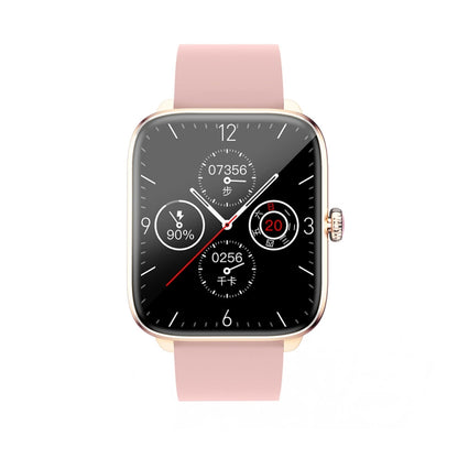 T20 1.96 inch IP67 Waterproof Silicone Band Smart Watch, Supports Dual-mode Bluetooth Call / Heart Rate Monitoring(Pink) by buy2fix