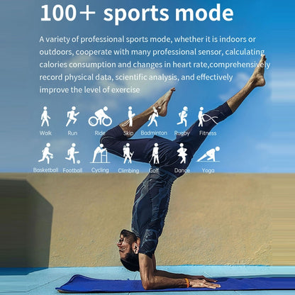 T20 1.96 inch IP67 Waterproof Silicone Band Smart Watch, Supports Dual-mode Bluetooth Call / Heart Rate Monitoring(Pink) by buy2fix