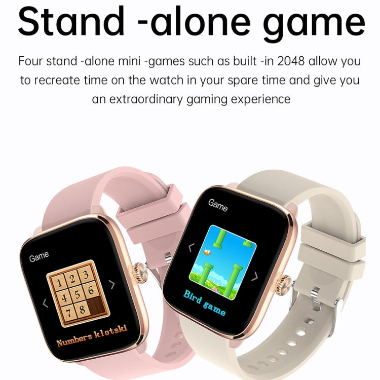 T20 1.96 inch IP67 Waterproof Silicone Band Smart Watch, Supports Dual-mode Bluetooth Call / Heart Rate Monitoring(Blue) by buy2fix