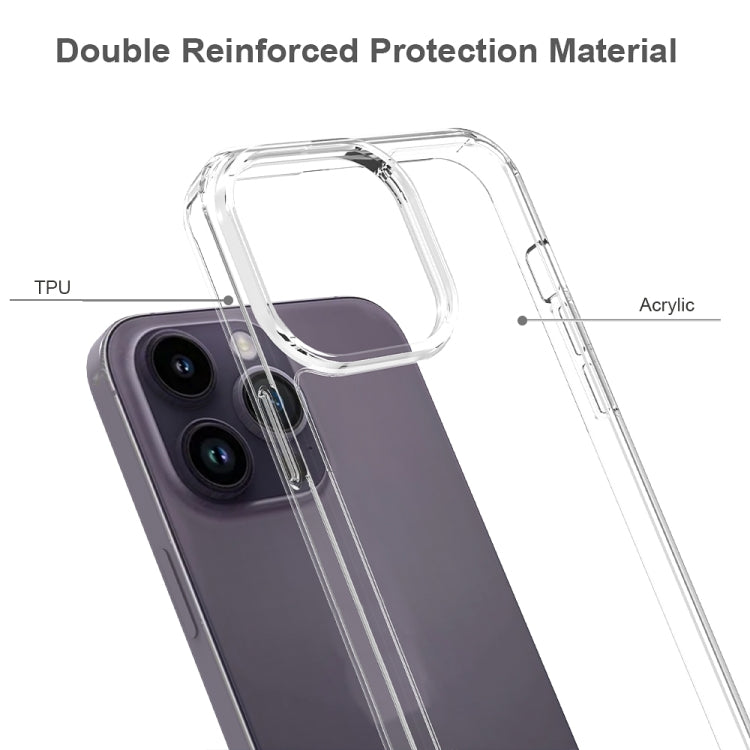 For iPhone 15 Pro Max Scratchproof Acrylic TPU Phone Case(Transparent) - iPhone 15 Pro Max Cases by buy2fix | Online Shopping UK | buy2fix