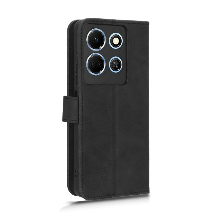 For Infinix Note 30 5G Skin Feel Magnetic Flip Leather Phone Case(Black) - Infinix Cases by buy2fix | Online Shopping UK | buy2fix
