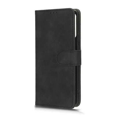 For Motorola Edge 40 Skin Feel Magnetic Flip Leather Phone Case(Black) by buy2fix