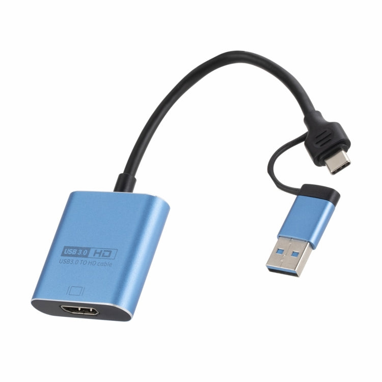 V05B USB + USB-C / Type-C to HDMI Adapter Cable by buy2fix