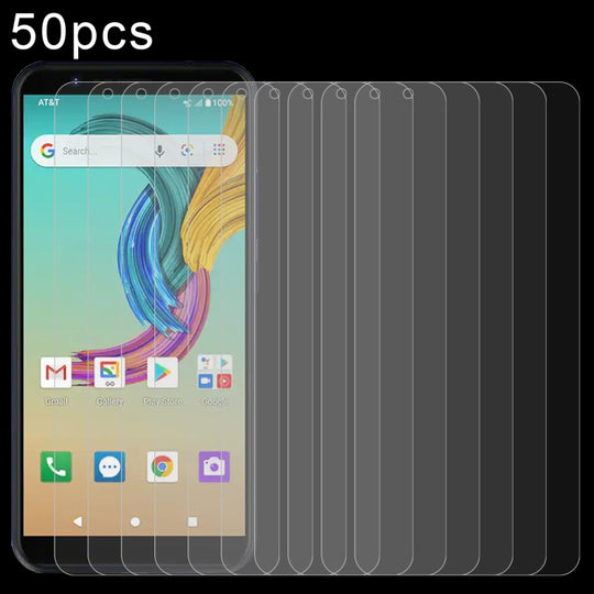 For Vsmart Fusion Z 50pcs 0.26mm 9H 2.5D Tempered Glass Film