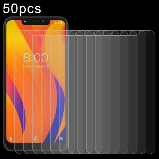 For Vsmart Joy 1+ 50pcs 0.26mm 9H 2.5D Tempered Glass Film