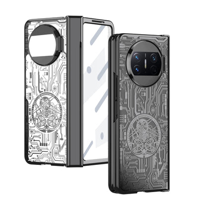 For Huawei Mate X3 Mechanical Legend Integrated Electroplating All-inclusive Phone Case(Black) by buy2fix