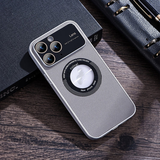For iPhone 11 Pro View Window Magsafe PC Phone Case(Grey) - iPhone 11 Pro Cases by buy2fix | Online Shopping UK | buy2fix