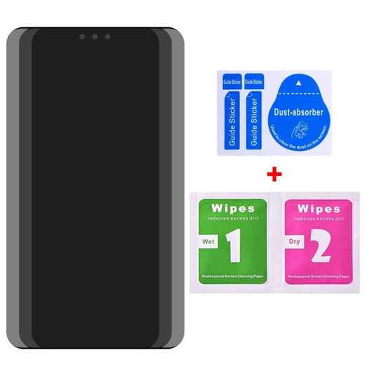 For Samsung Galaxy S23 5G 25pcs Ultrathin 3D Curved Edge Privacy Tempered Glass Film, Support Unlock by buy2fix