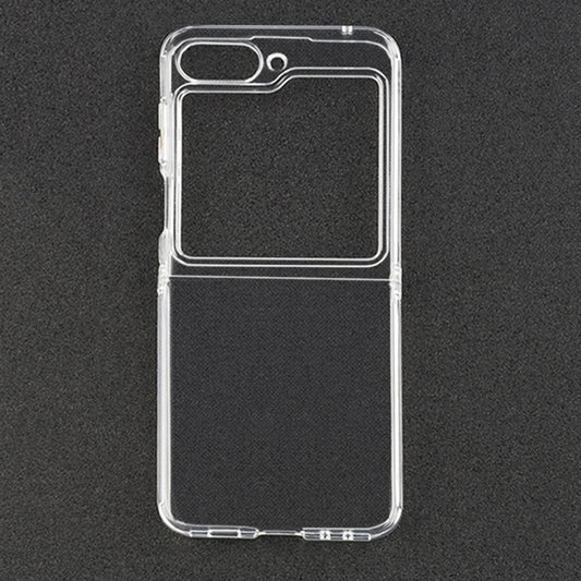For Samsung Galaxy Z Flip5 Transparent TPU Hinge Airbag Shockproof Protective Phone Case - Galaxy Z Flip5 Cases by buy2fix | Online Shopping UK | buy2fix