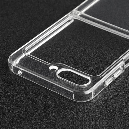 For Samsung Galaxy Z Flip5 Transparent TPU Hinge Airbag Shockproof Protective Phone Case - Galaxy Z Flip5 Cases by buy2fix | Online Shopping UK | buy2fix