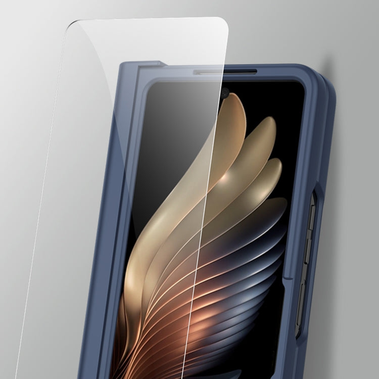 For Samsung Galaxy Z Fold5 Integrated Shockproof Phone Case with Pen Slot(Blue) - Galaxy Z Fold5 Cases by buy2fix | Online Shopping UK | buy2fix