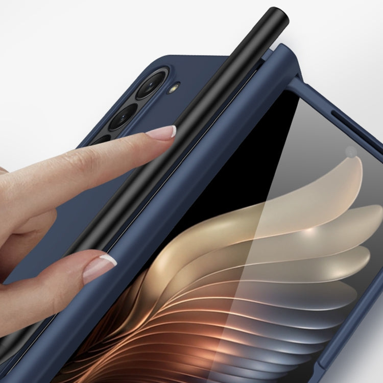 For Samsung Galaxy Z Fold5 Integrated Shockproof Phone Case with Pen Slot(Blue) - Galaxy Z Fold5 Cases by buy2fix | Online Shopping UK | buy2fix