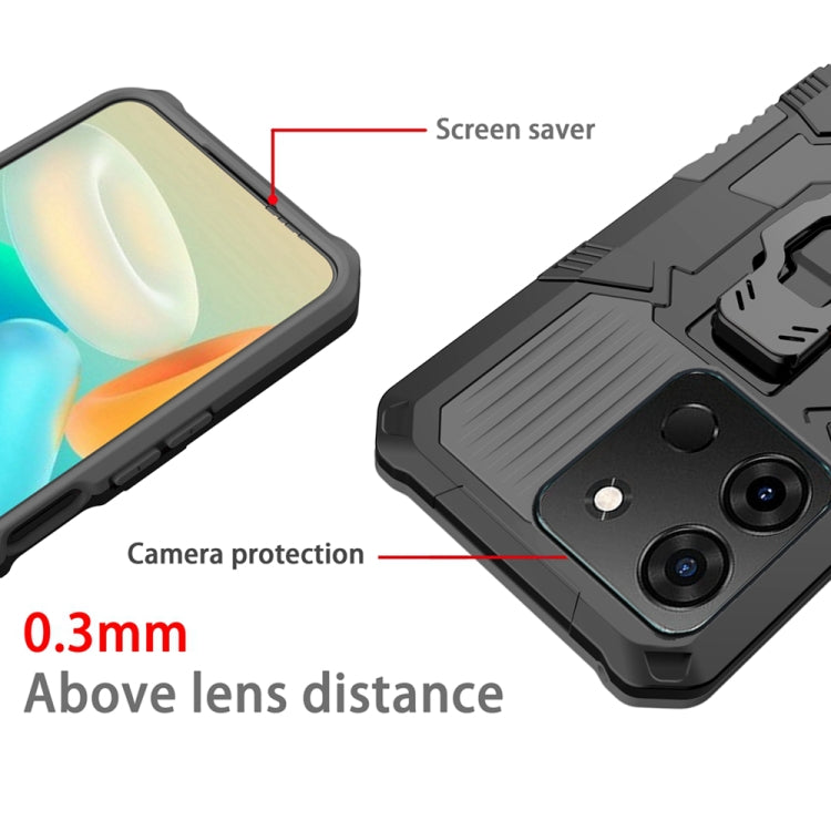 For Infinix Smart 7 Armor Warrior Shockproof PC + TPU Phone Case(Grey) - Infinix Cases by buy2fix | Online Shopping UK | buy2fix