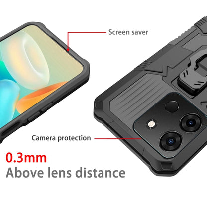 For Infinix Smart 7 Armor Warrior Shockproof PC + TPU Phone Case(Grey) - Infinix Cases by buy2fix | Online Shopping UK | buy2fix
