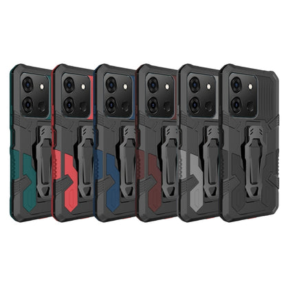 For Infinix Smart 7 Armor Warrior Shockproof PC + TPU Phone Case(Grey) - Infinix Cases by buy2fix | Online Shopping UK | buy2fix