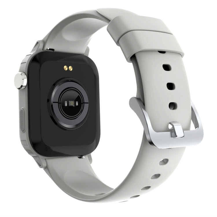 G96 1.85 inch HD Square Screen Rugged Smart Watch Support Bluetooth Calling/Heart Rate Monitoring/Blood Oxygen Monitoring(Grey) by buy2fix