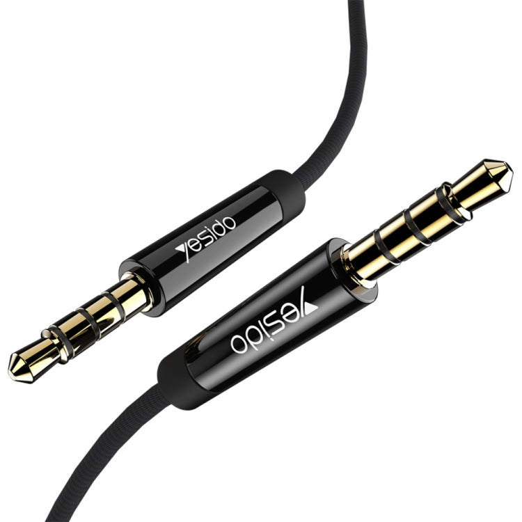 Yesido YAU15 3.5mm Male to 3.5mm Male Audio Cable, Length:2m(Black) - Video & Audio Cable by Yesido | Online Shopping UK | buy2fix