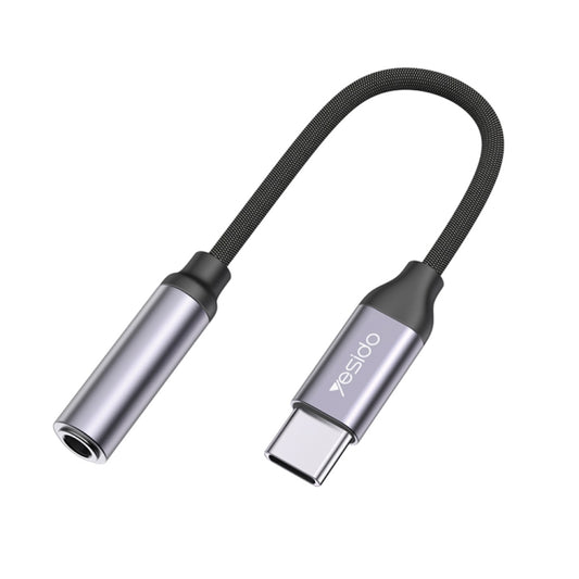 Yesido YAU19 Type-C to 3.5mm Audio Adapter Cable(Grey) - Video & Audio Cable by Yesido | Online Shopping UK | buy2fix