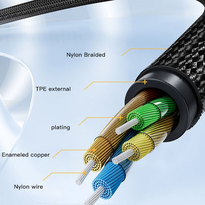 Yesido YAU38 Type-C to 3.5mm Female Audio Adapter(Black) - Video & Audio Cable by Yesido | Online Shopping UK | buy2fix