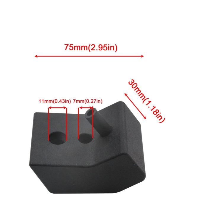 For Toyota Tacoma Car 1.25 inch Front Riser Seat Spacers Jackers Lift Kit(Black) by buy2fix