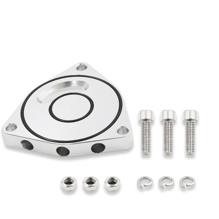 For Honda Civic 2015-2021 Car Turbo Blow Off Valve Plate Spacer BOV 1.5T Coupe Billet(Silver) by buy2fix