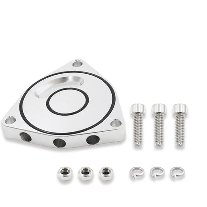 For Honda Civic 2015-2021 Car Turbo Blow Off Valve Plate Spacer BOV 1.5T Coupe Billet(Silver) by buy2fix