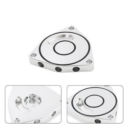 For Honda Civic 2015-2021 Car Turbo Blow Off Valve Plate Spacer BOV 1.5T Coupe Billet(Silver) by buy2fix