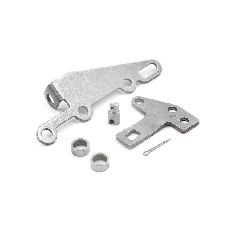 For Turbo TH400 TH350 TH250/200 TH200-4R TH700-R4 4L60 35498 Shifter Bracket Kit(Silver) by buy2fix