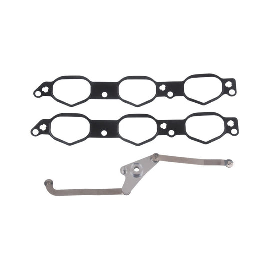 Pour Mercedes-Benz M272 M273 Kit de réparation de joint d'amortisseur de collecteur d'admission de moteur de voiture (argent)