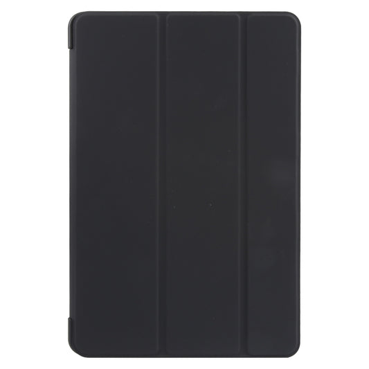 For Huawei MatePad 11 2023 GEBEI 3-folding Holder Shockproof Flip Leather Tablet Case(Black) - Huawei by GEBEI | Online Shopping UK | buy2fix