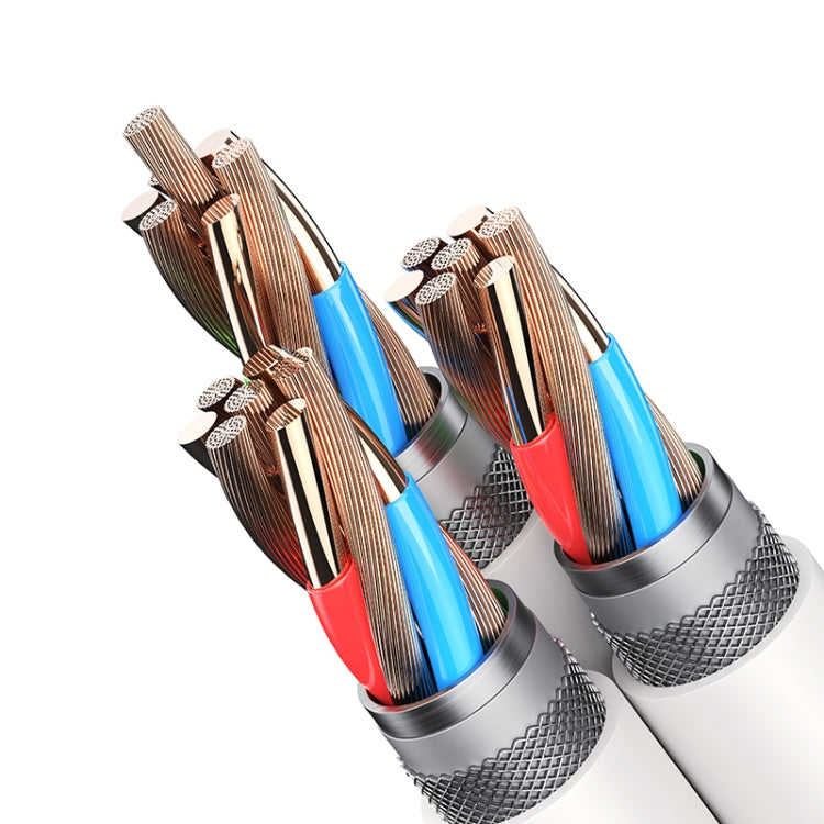 USAMS US-SJ616 PD 100W 6 in 1 Fast Charge Data Cable, Length: 1.2m(Black) - Multifunction Cable by USAMS | Online Shopping UK | buy2fix