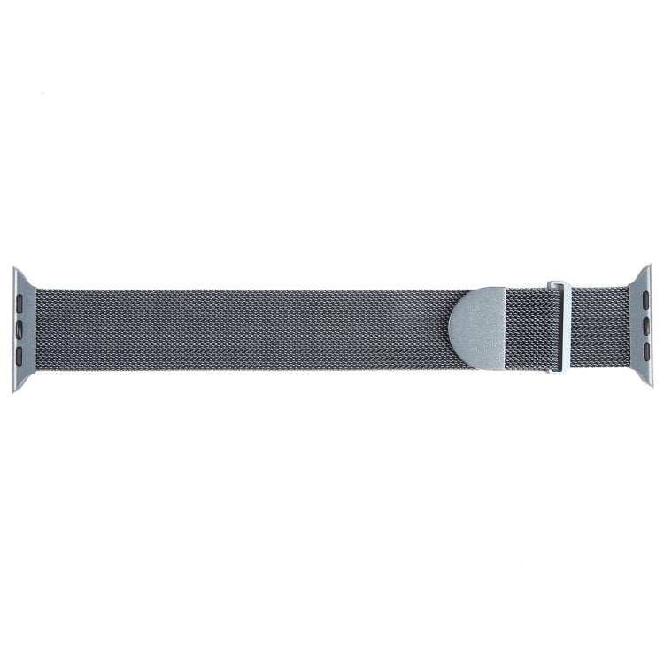For Apple Watch 8 45mm Milanese Metal Magnetic Watch Band(Space Grey) by buy2fix