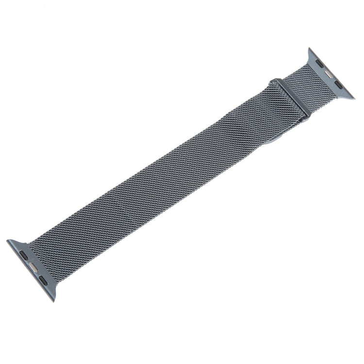 For Apple Watch 8 45mm Milanese Metal Magnetic Watch Band(Space Grey) by buy2fix