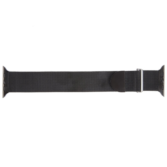 For Apple Watch 7 41mm Milanese Metal Magnetic Watch Band(Black) - Watch Bands by buy2fix | Online Shopping UK | buy2fix