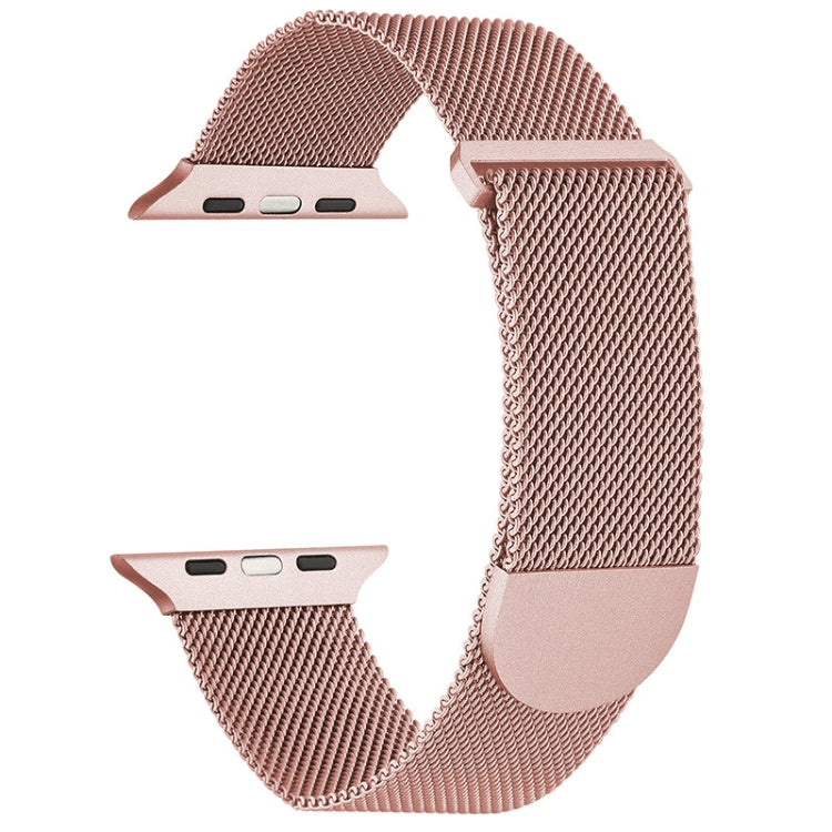 For Apple Watch 6 40mm Milanese Metal Magnetic Watch Band(Pink) by buy2fix