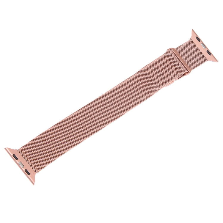 For Apple Watch 6 40mm Milanese Metal Magnetic Watch Band(Pink) by buy2fix